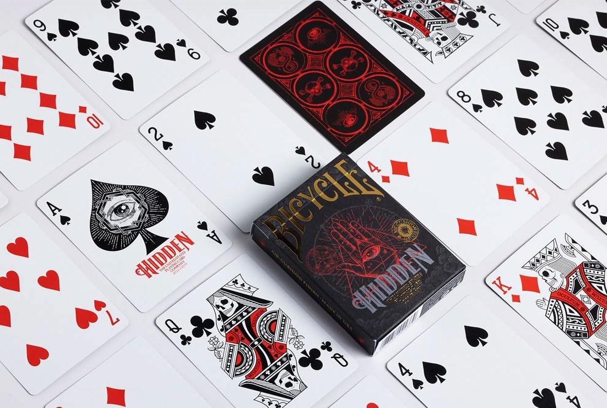 Bicycle 1041160 Hidden Premium Poker Playing Card Deck, Multiple
